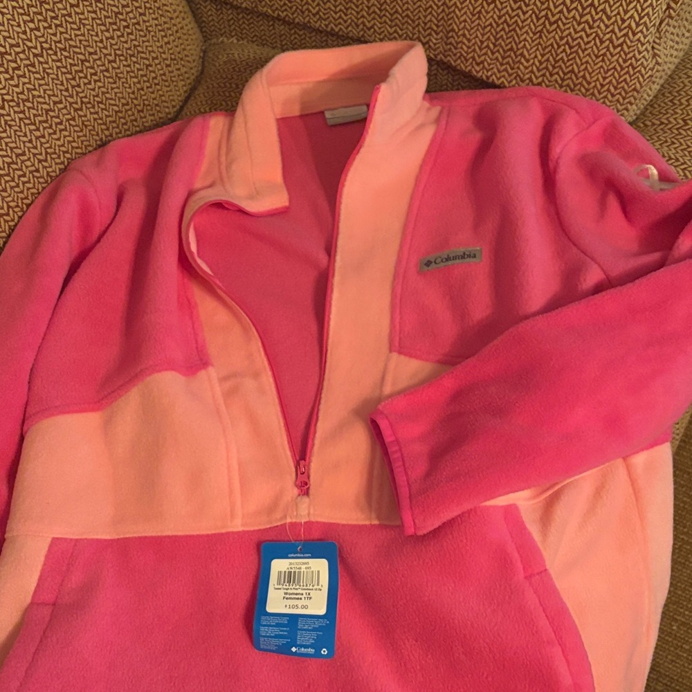Columbia Pink Fleece Jacket